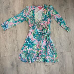 Lily Pulitzer wrap romper